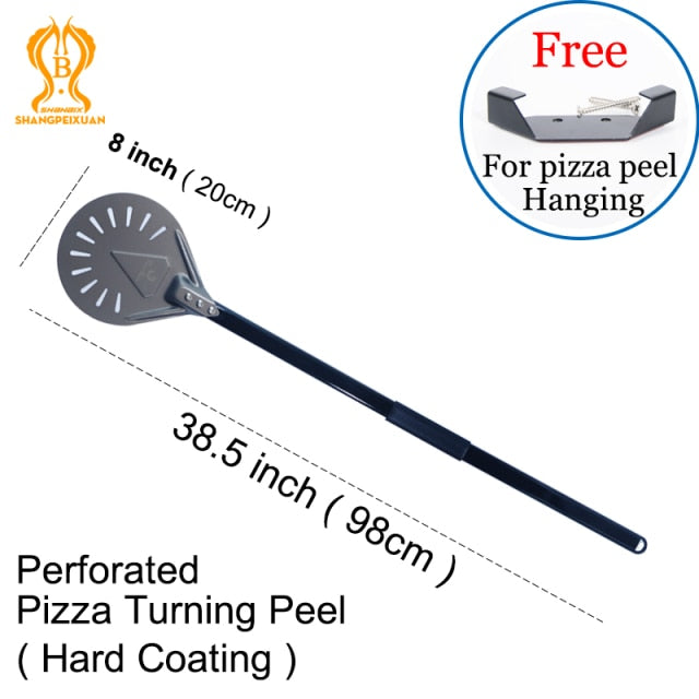 9 Inch Perforated Pizza Paddle Kitchen Essentials