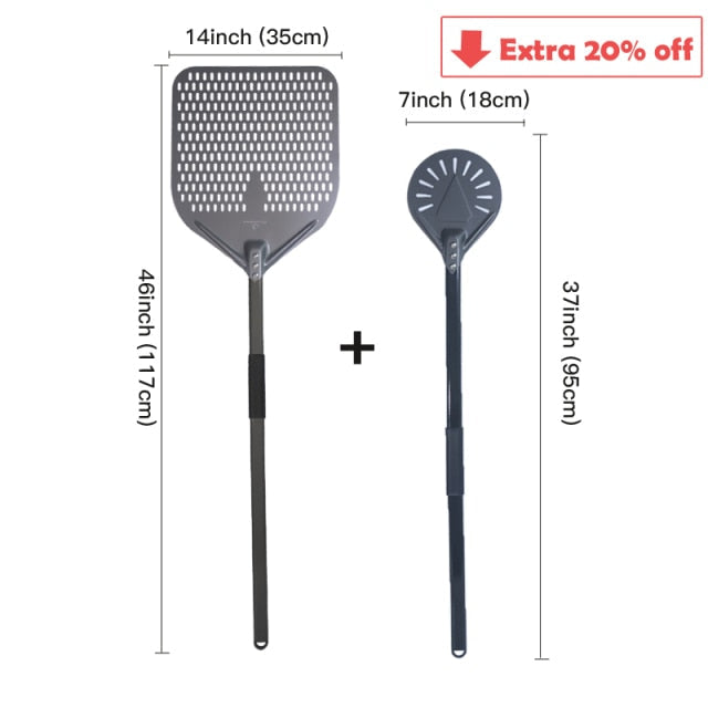 9 Inch Perforated Pizza Paddle Kitchen Essentials