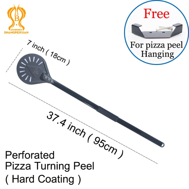 9 Inch Perforated Pizza Paddle Kitchen Essentials