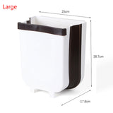 9L Wall Mounted Folding Waste Kitchen Bin Kitchen Essentials