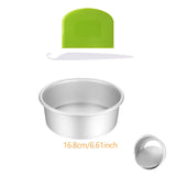 Aluminium Cake Mold Cake Pan Set 6/8/9/10 Inch Kitchen Essentials
