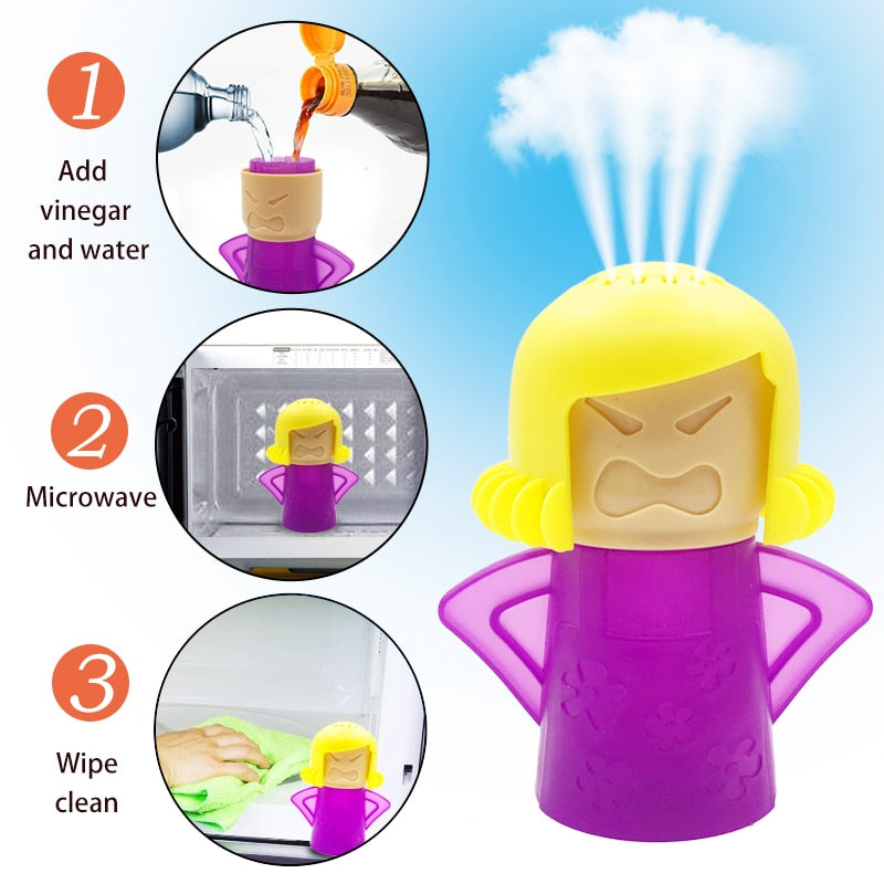 Angry Mama Oven Steam Microwave Cleaner Kitchen Essentials