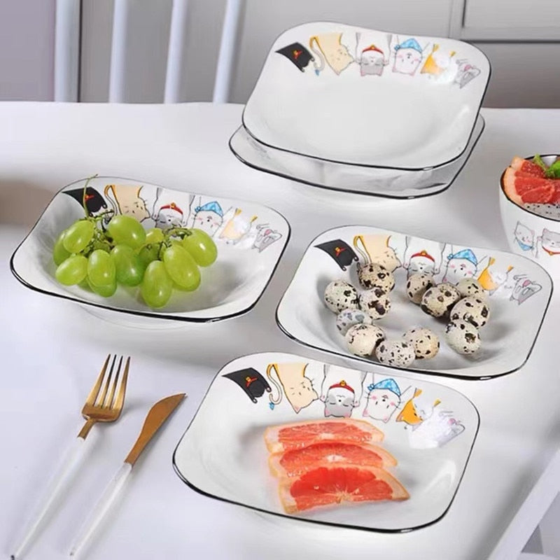 Anime Ceramic Tableware Kitchen Essentials