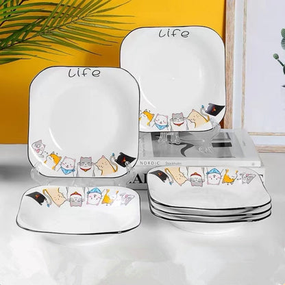 Anime Ceramic Tableware Kitchen Essentials