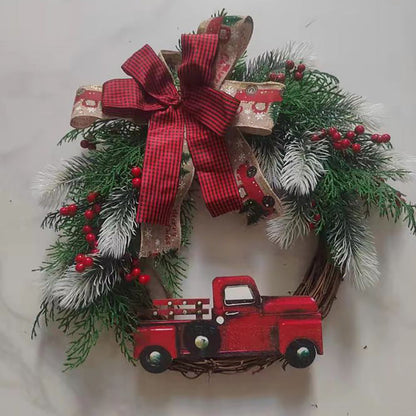 Artificial Christmas Wreath with Truck eprolo