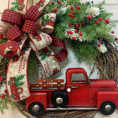 Artificial Christmas Wreath with Truck eprolo