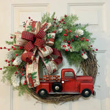 Artificial Christmas Wreath with Truck eprolo