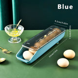 Automatic Rolling Egg Box Storage Container Kitchen Essentials