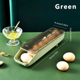 Automatic Rolling Egg Box Storage Container Kitchen Essentials