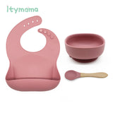Baby Silicone Bowl Tableware BPA Free Waterproof Kitchen Essentials