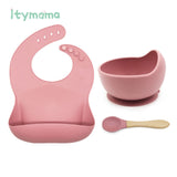 Baby Silicone Bowl Tableware BPA Free Waterproof Kitchen Essentials