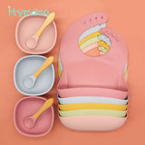 Baby Silicone Bowl Tableware BPA Free Waterproof Kitchen Essentials