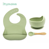 Baby Silicone Bowl Tableware BPA Free Waterproof Kitchen Essentials