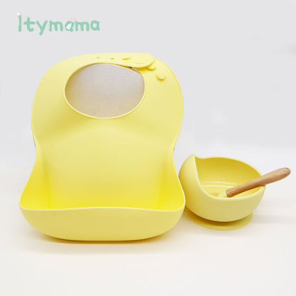 Baby Silicone Bowl Tableware BPA Free Waterproof Kitchen Essentials