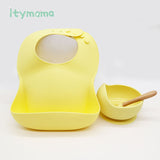 Baby Silicone Bowl Tableware BPA Free Waterproof Kitchen Essentials