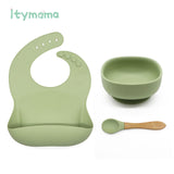 Baby Silicone Bowl Tableware BPA Free Waterproof Kitchen Essentials
