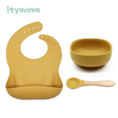 Baby Silicone Bowl Tableware BPA Free Waterproof Kitchen Essentials