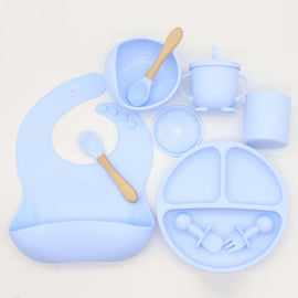 Baby Silicone Tableware - 10-Piece Set Kitchen Essentials