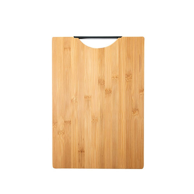 Bamboo Wood Cutting Board with Handle Kitchen Essentials