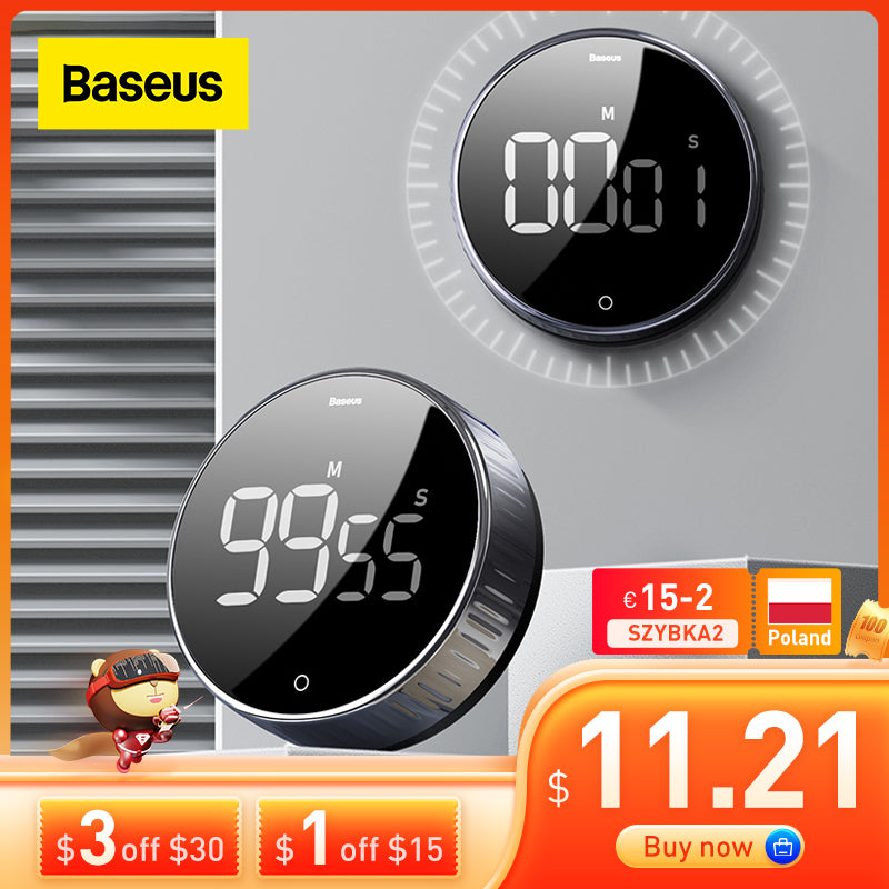Baseus Magnetic Kitchen Digital Timer Kitchen Essentials