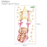 Bear Wall Stickers For Children's Rooms Kitchen Essentials