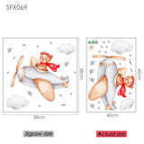 Bear Wall Stickers For Children's Rooms Kitchen Essentials