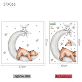 Bear Wall Stickers For Children's Rooms Kitchen Essentials