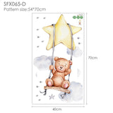 Bear Wall Stickers For Children's Rooms Kitchen Essentials