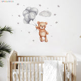 Bear Wall Stickers For Children's Rooms Kitchen Essentials