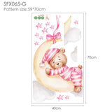 Bear Wall Stickers For Children's Rooms Kitchen Essentials