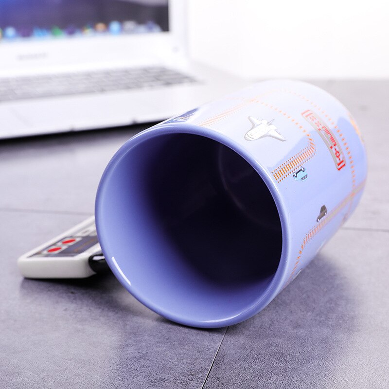Blue Cup Gaming Handle Ceramic Cup eprolo