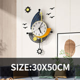 Boat, Maritime Sailing Wall Clock Kitchen Essentials