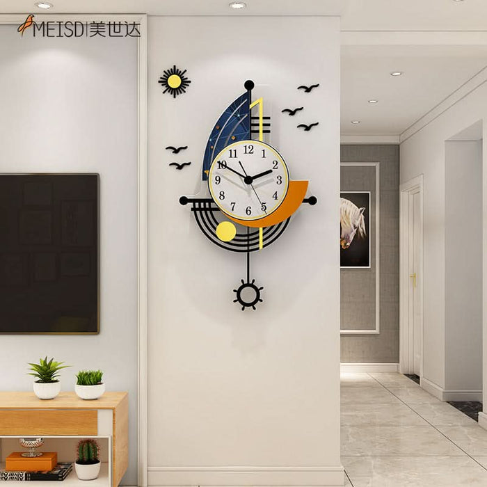 Boat, Maritime Sailing Wall Clock Kitchen Essentials
