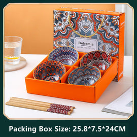 Bohemian Style Bowls - Gift Box Kitchen Essentials