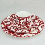 Bone China Dinner Plate in Spanish Red Kitchen Essentials