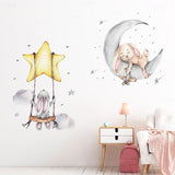 Bunny Baby Nursery Wall Stickers Kitchen Essentials