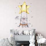 Bunny Baby Nursery Wall Stickers Kitchen Essentials