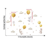 Bunny Baby Nursery Wall Stickers Kitchen Essentials