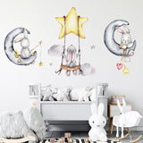 Bunny Baby Nursery Wall Stickers Kitchen Essentials