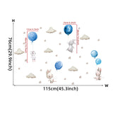 Bunny Baby Nursery Wall Stickers Kitchen Essentials