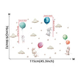 Bunny Baby Nursery Wall Stickers Kitchen Essentials