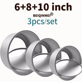 Cake Pan Set - 3 Pcs. Bakeware with Removable Base Kitchen Essentials