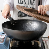 Carbon Steel Wok Pan 32cm Kitchen Essentials