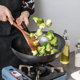 Carbon Steel Wok Pan 32cm Kitchen Essentials