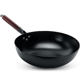 Carbon Steel Wok Pan 32cm Kitchen Essentials