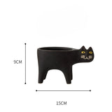 Ceramic Cat Plant Pot for the Kitchen Kitchen Essentials
