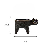 Ceramic Cat Plant Pot for the Kitchen Kitchen Essentials