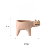 Ceramic Cat Plant Pot for the Kitchen Kitchen Essentials