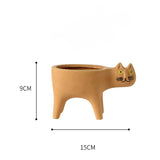 Ceramic Cat Plant Pot for the Kitchen Kitchen Essentials