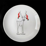 Ceramic Christmas Plates Kitchen Essentials